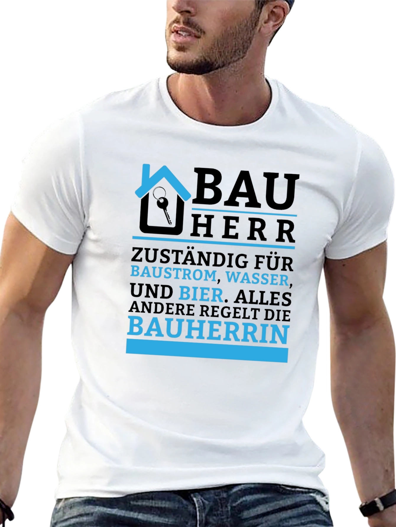 Bauherr Graphic Tee - Building & Beer T-Shirt