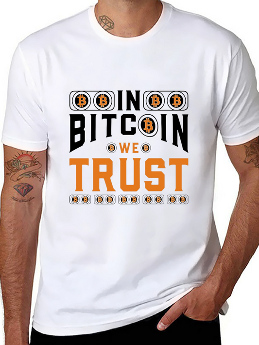 Bitcoin We Trust T-Shirt - Crypto Currency Tee