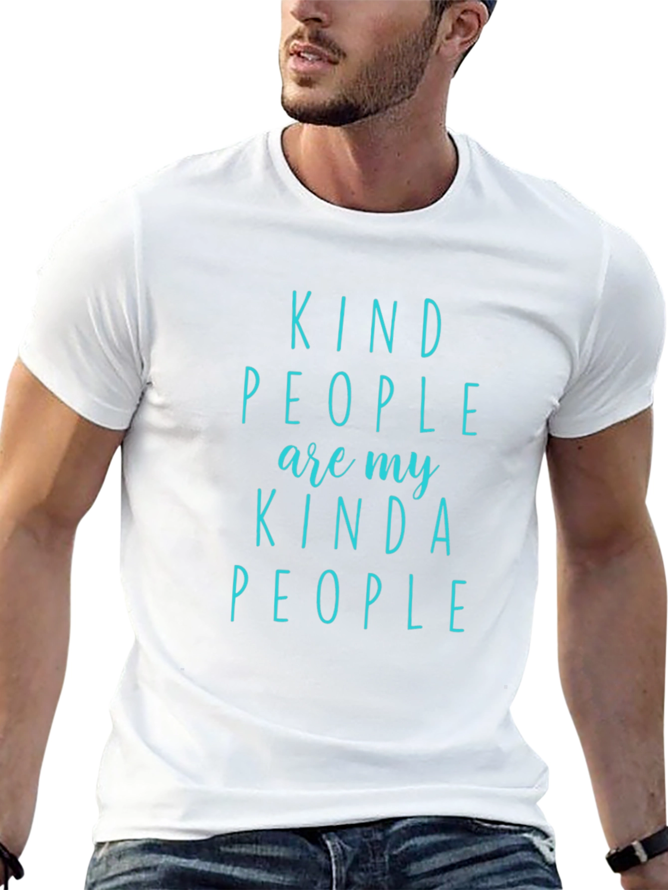 Kind People Graphic Tee - Soft Black T-Shirt