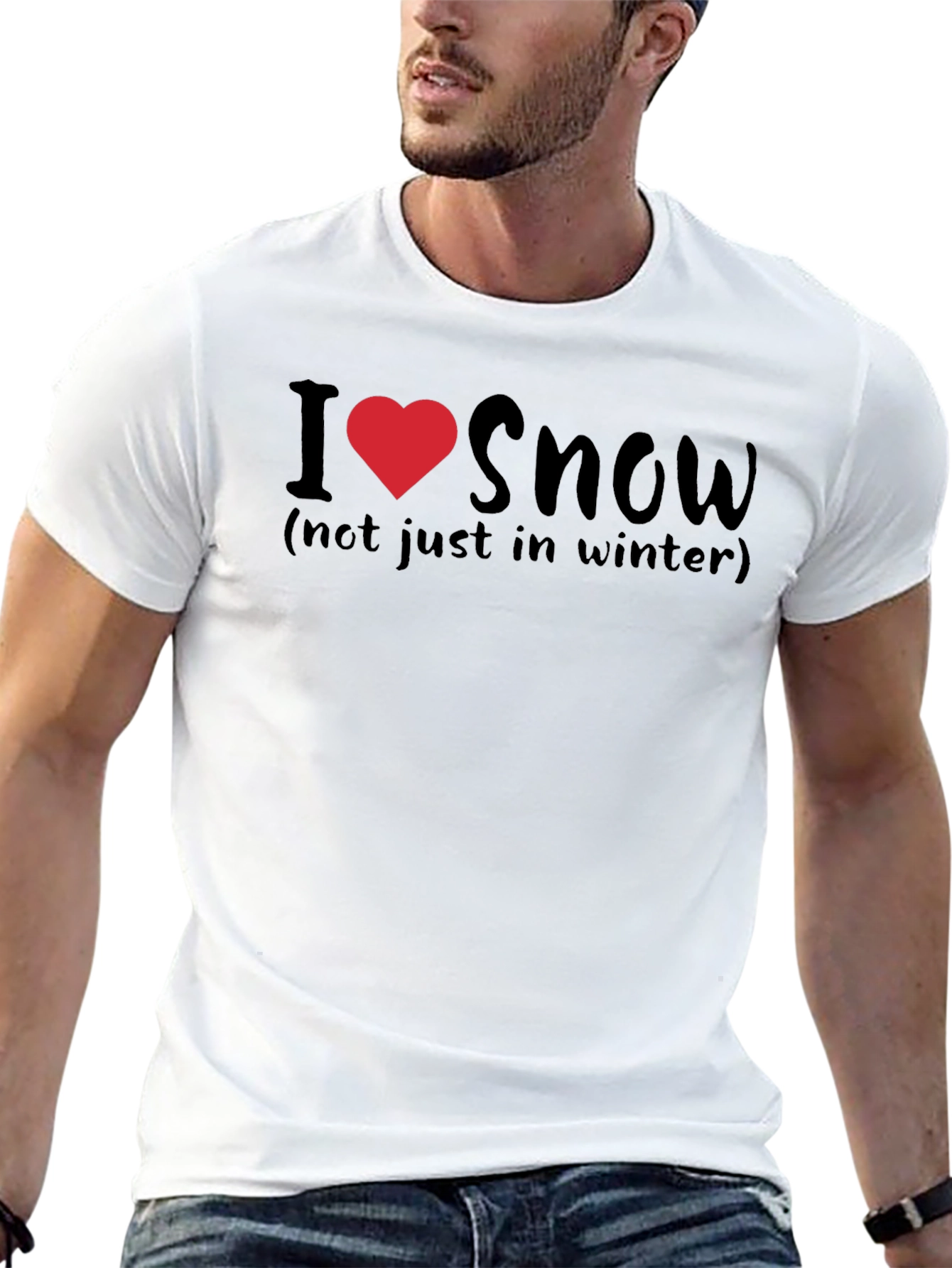 I Love Snow T-Shirt: Winter Fun Tee