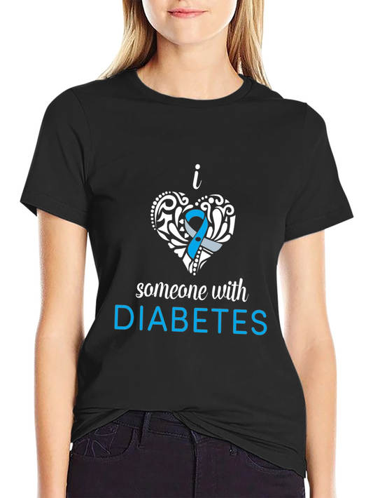 Diabetes Awareness T-Shirt - Support Someone With Diabetes
