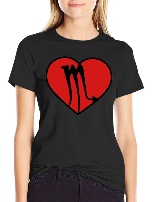 Scorpio Heart Graphic T-Shirt