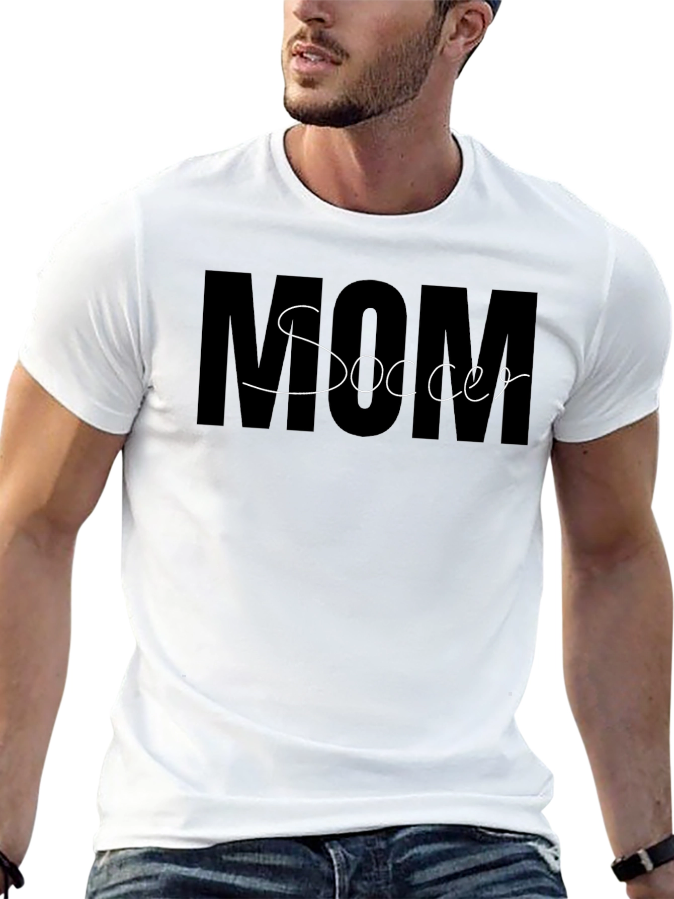 Soccer Mom Graphic Tee - Black Casual Shirt