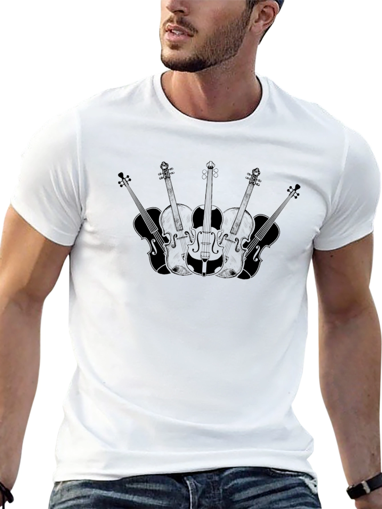 Musicians Black Violin Tee - Stylish Music Lover Gift