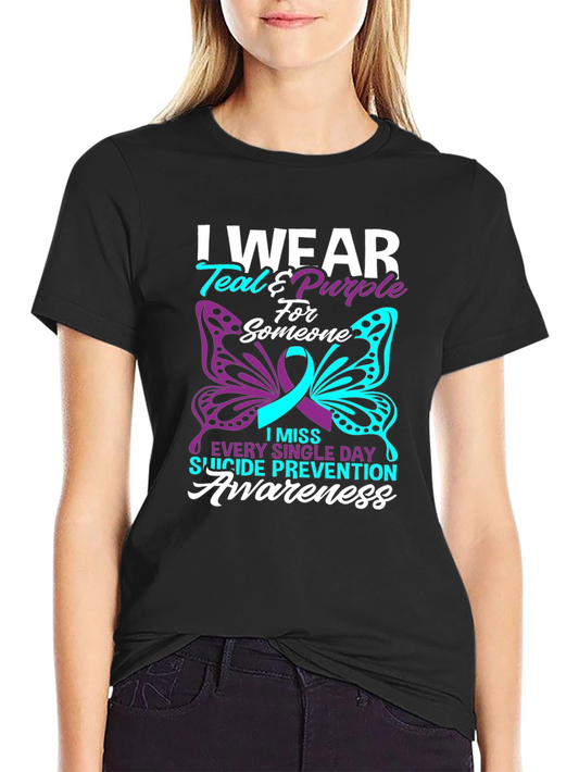 Suicide Prevention Awareness Butterfly T-Shirt