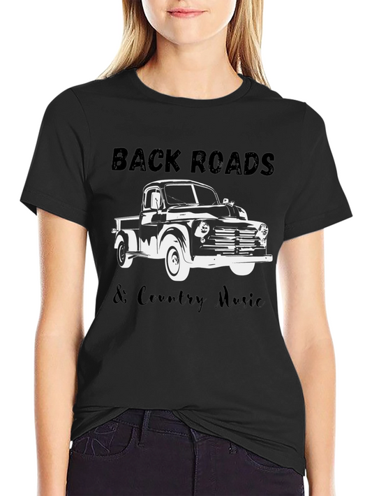 Back Roads & Country Music Truck Graphic Tee