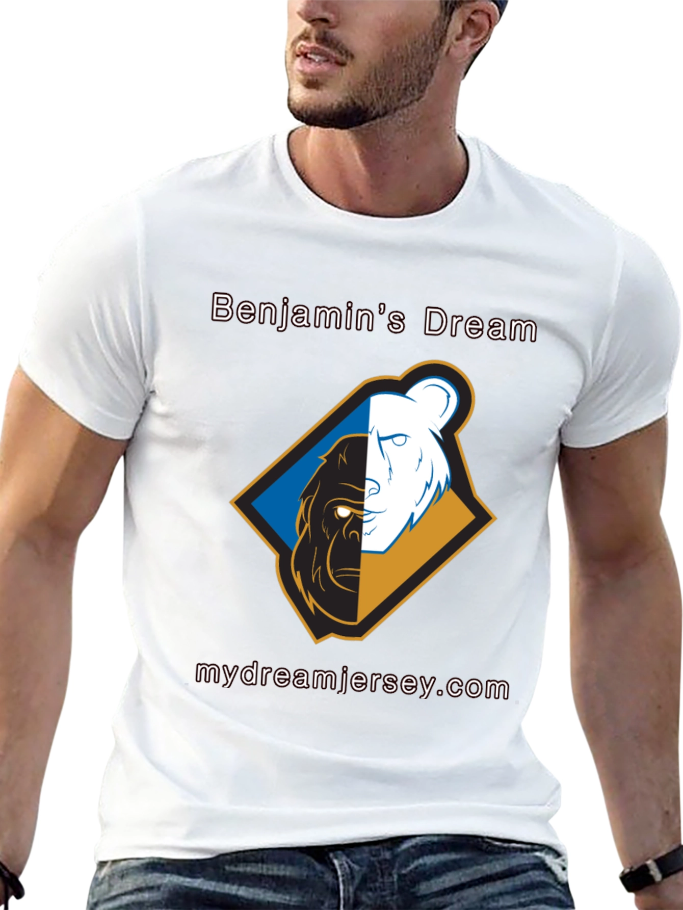 Benjamins Dream T-Shirt - Bear & Gorilla Design