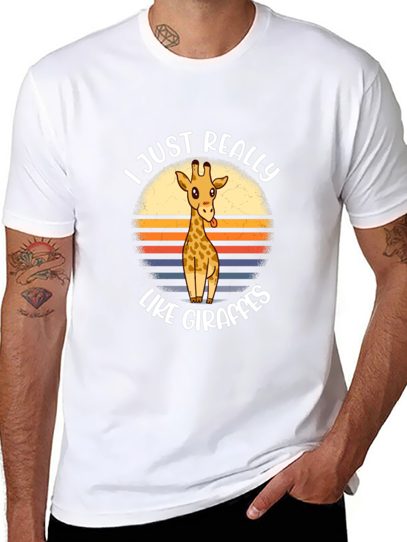 Funny Giraffe Lover Graphic Tee