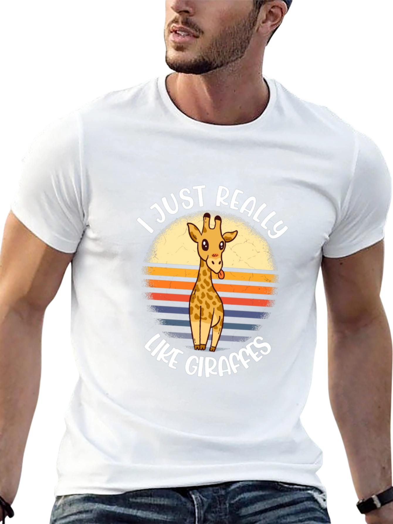 Funny Giraffe Lover Graphic Tee