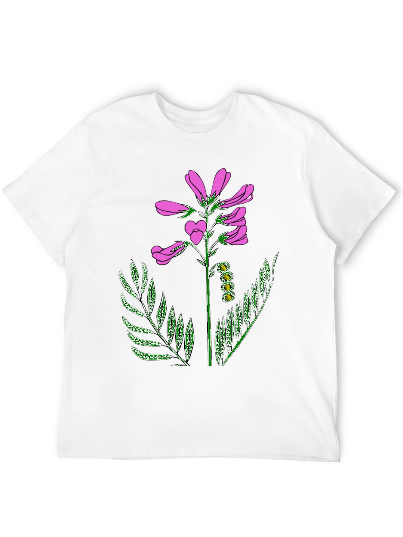 Floral Graphic T-Shirt - Black