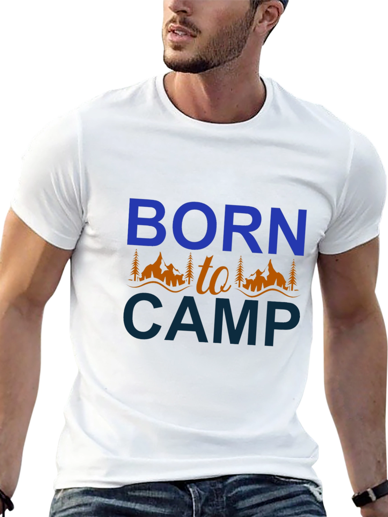 Born to Camp Graphic Tee