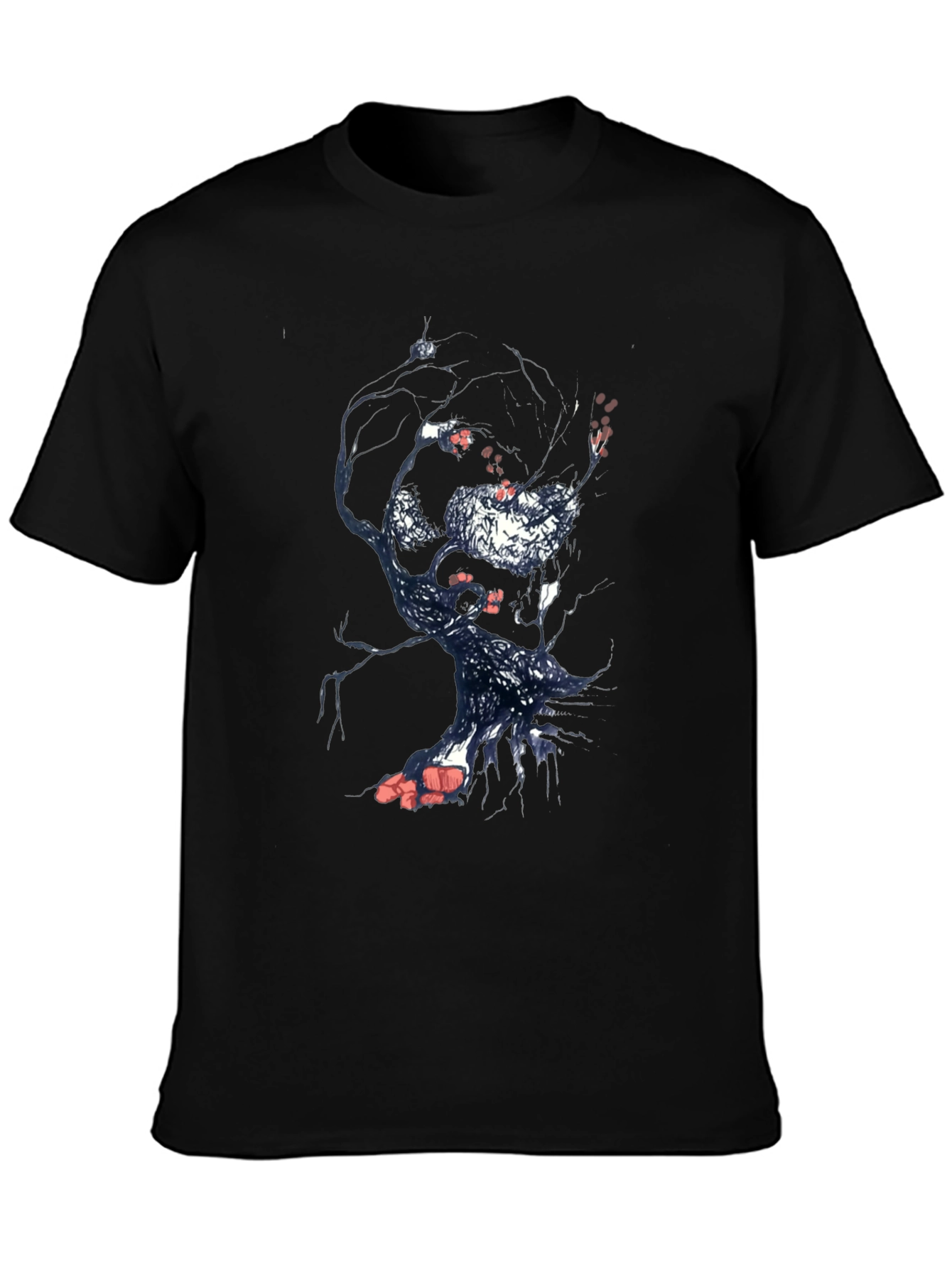 Skull Tree Graphic T-Shirt - Mens Black Tee