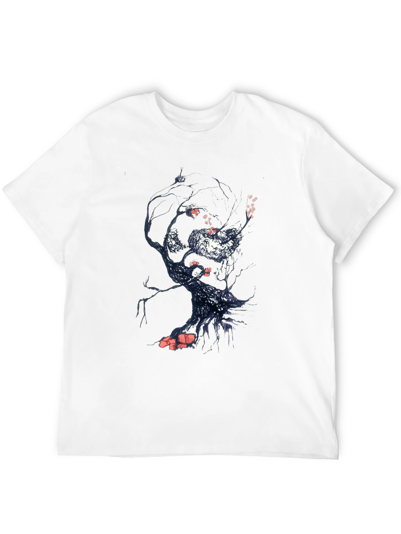 Skull Tree Graphic T-Shirt - Mens Black Tee