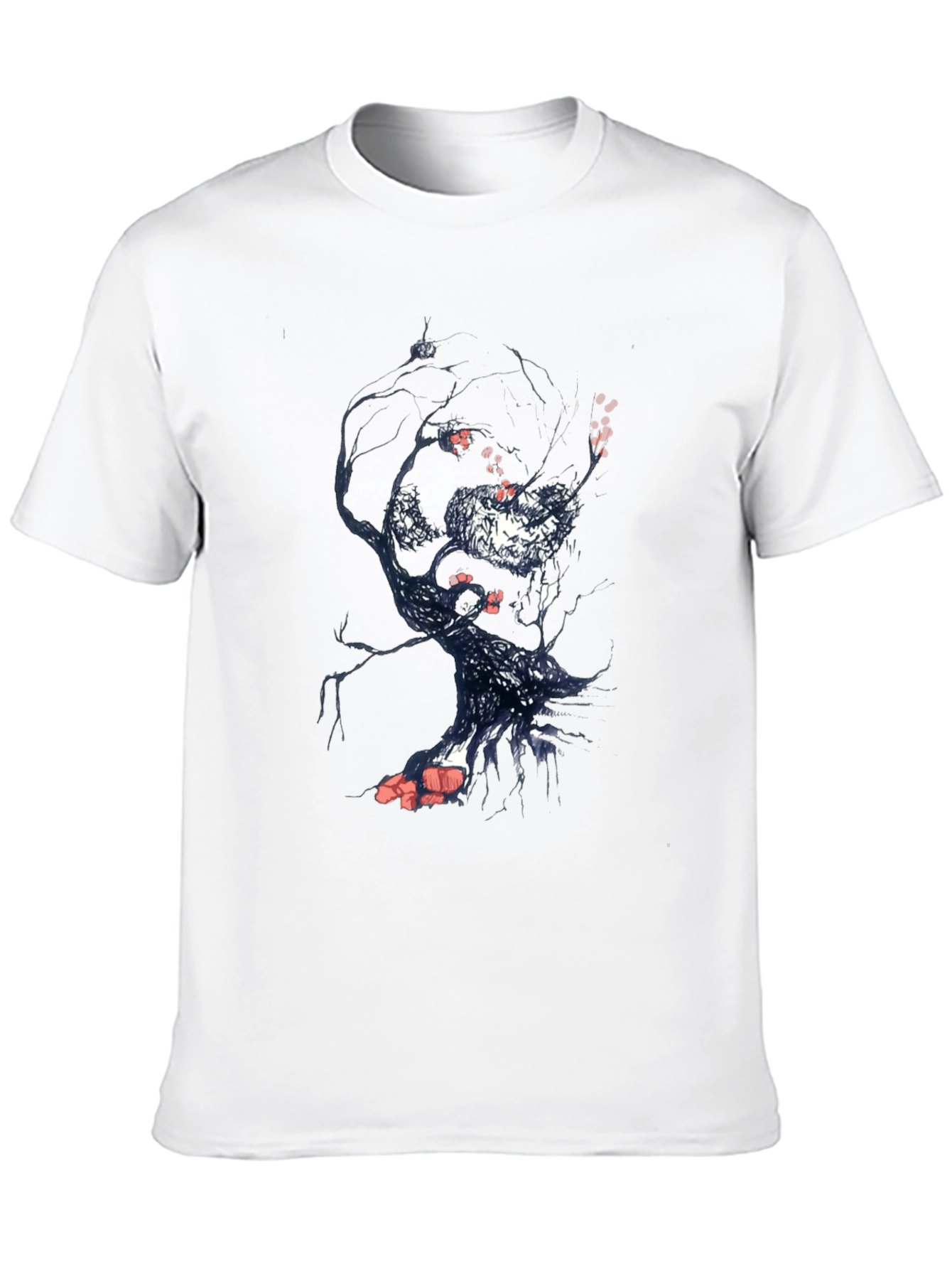 Skull Tree Graphic T-Shirt - Mens Black Tee