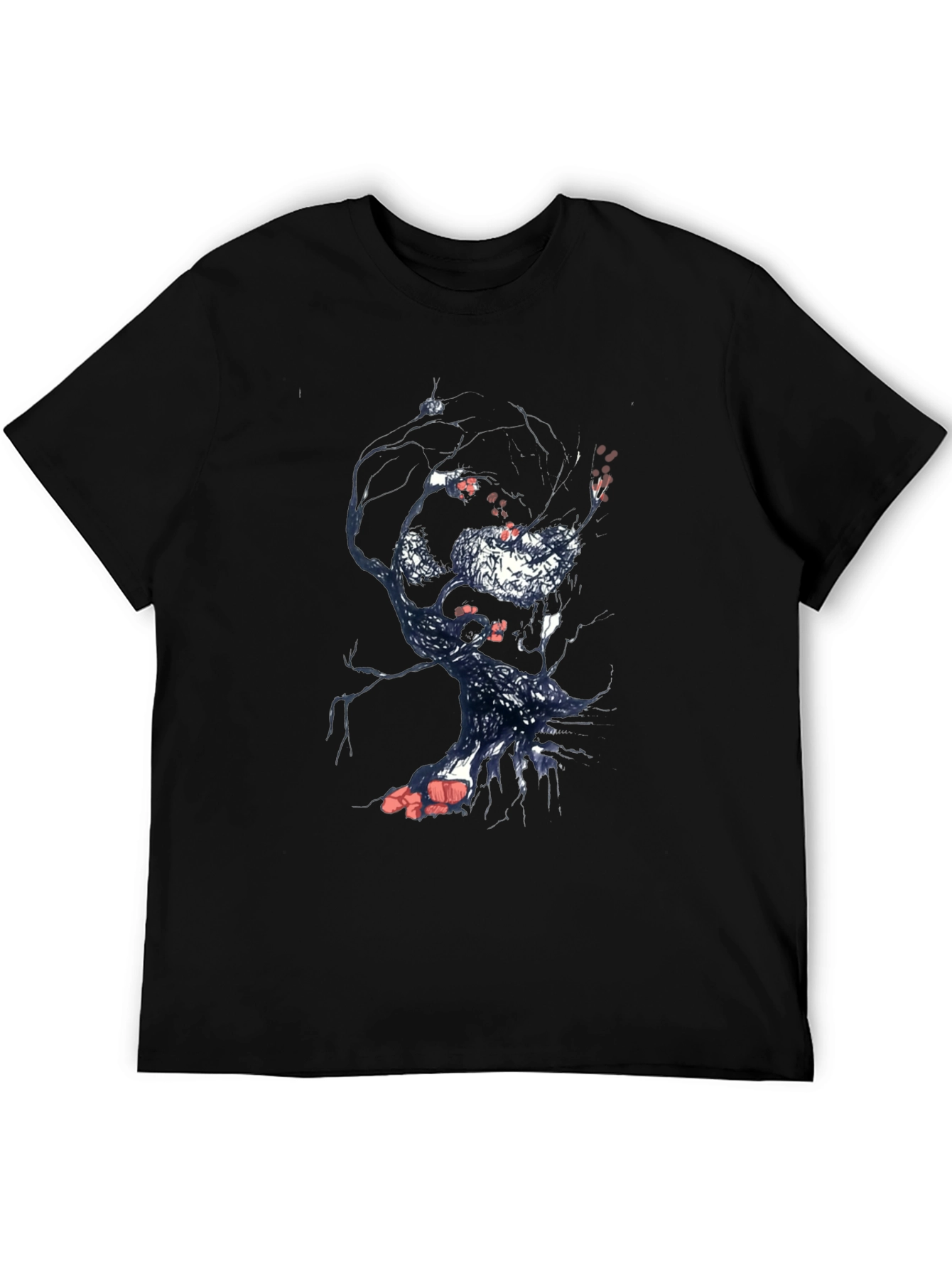 Skull Tree Graphic T-Shirt - Mens Black Tee