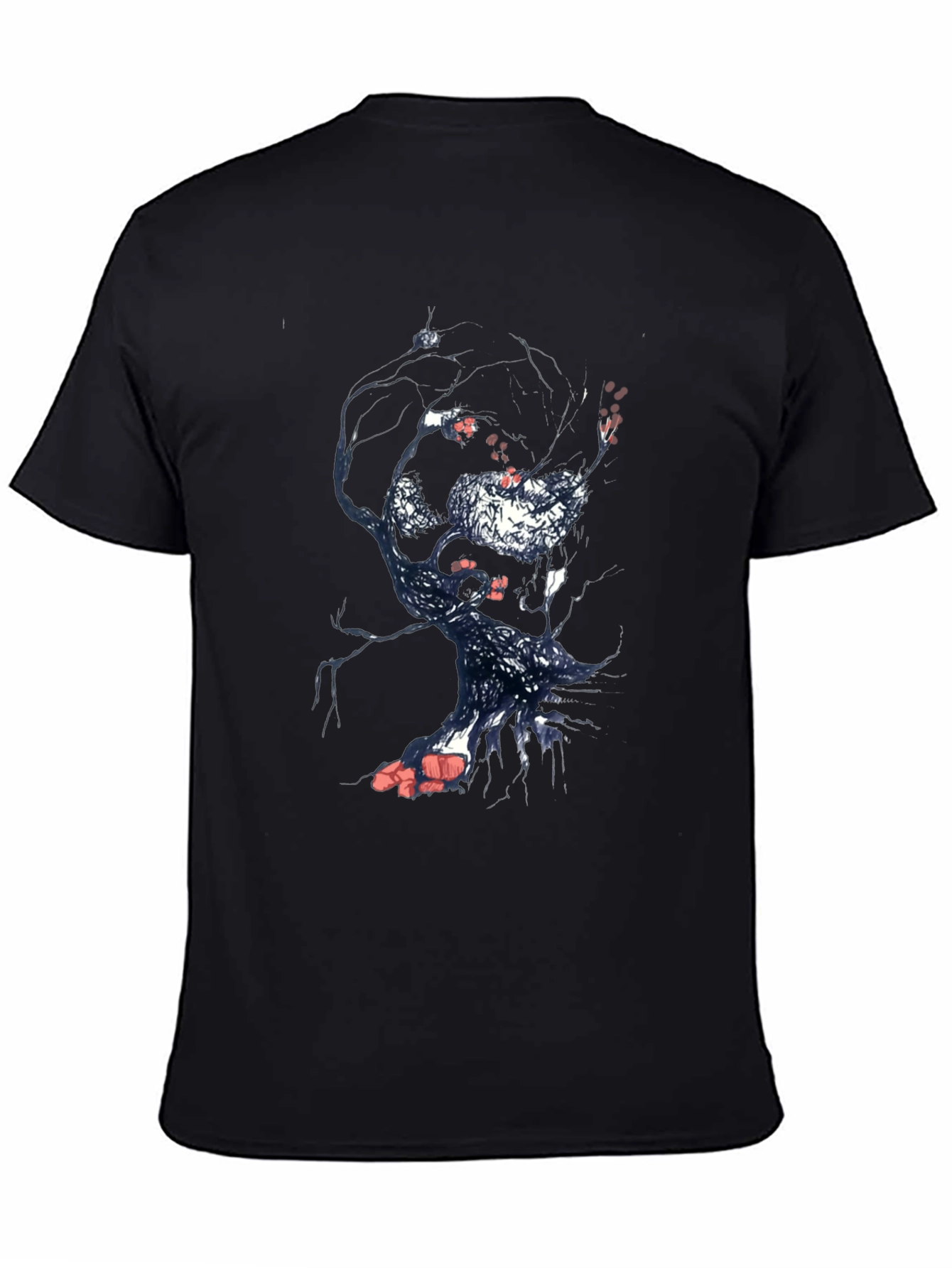 Skull Tree Graphic T-Shirt - Mens Black Tee