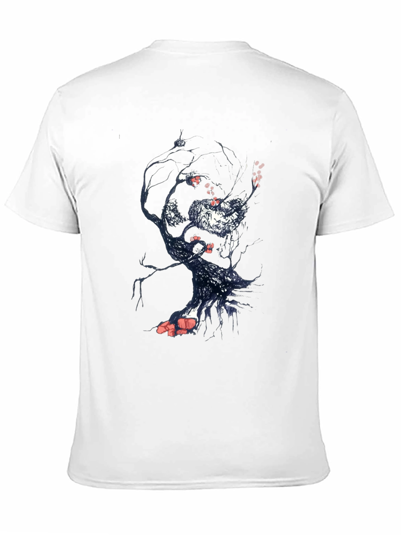 Skull Tree Graphic T-Shirt - Mens Black Tee