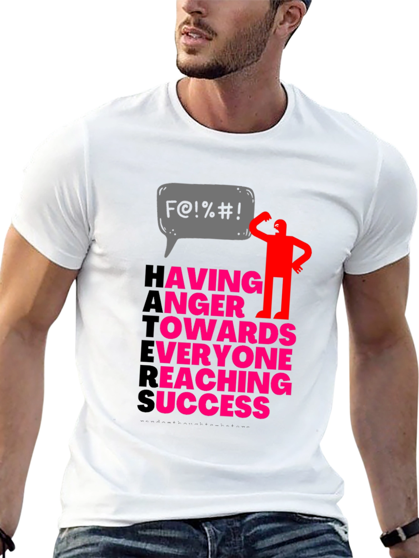 Haters Anger Success Graphic Tee