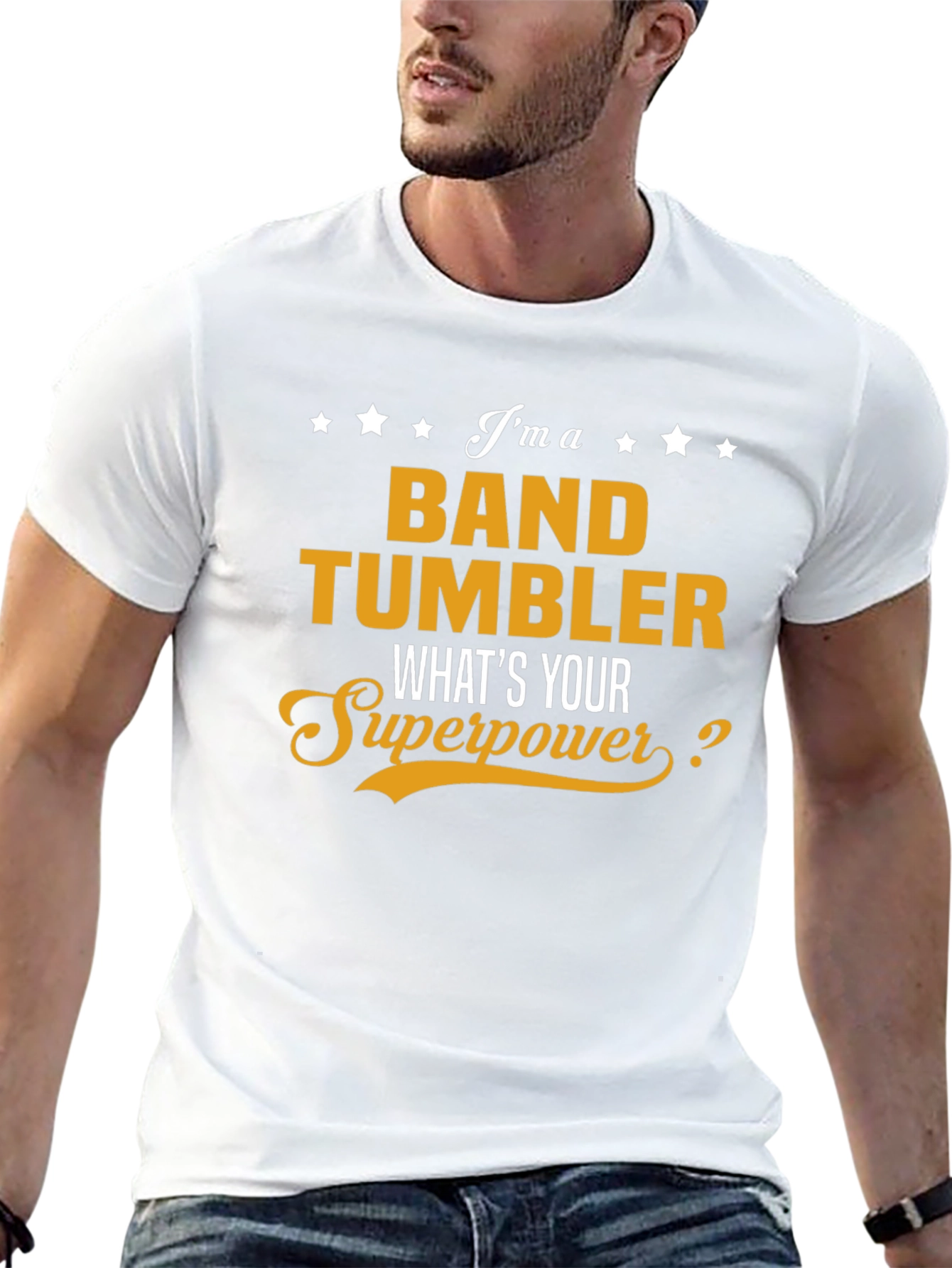 Band Tumbler Superpower T-Shirt
