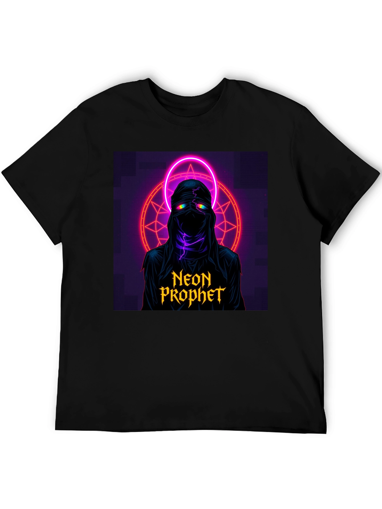 Neon Prophet Graphic Black T-Shirt