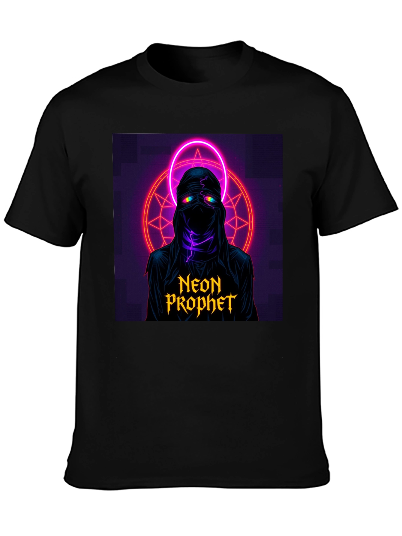 Neon Prophet Graphic Black T-Shirt