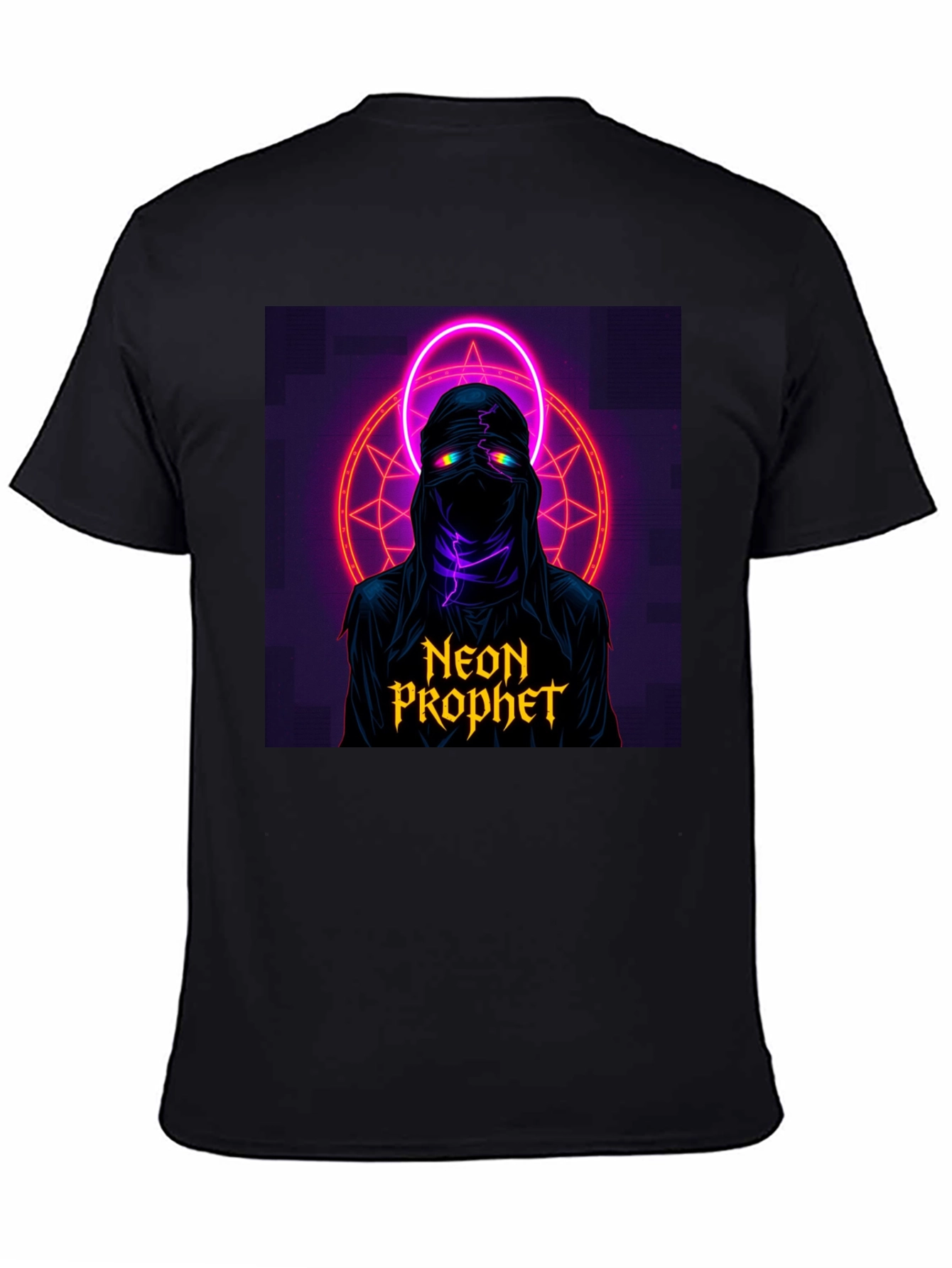 Neon Prophet Graphic Black T-Shirt