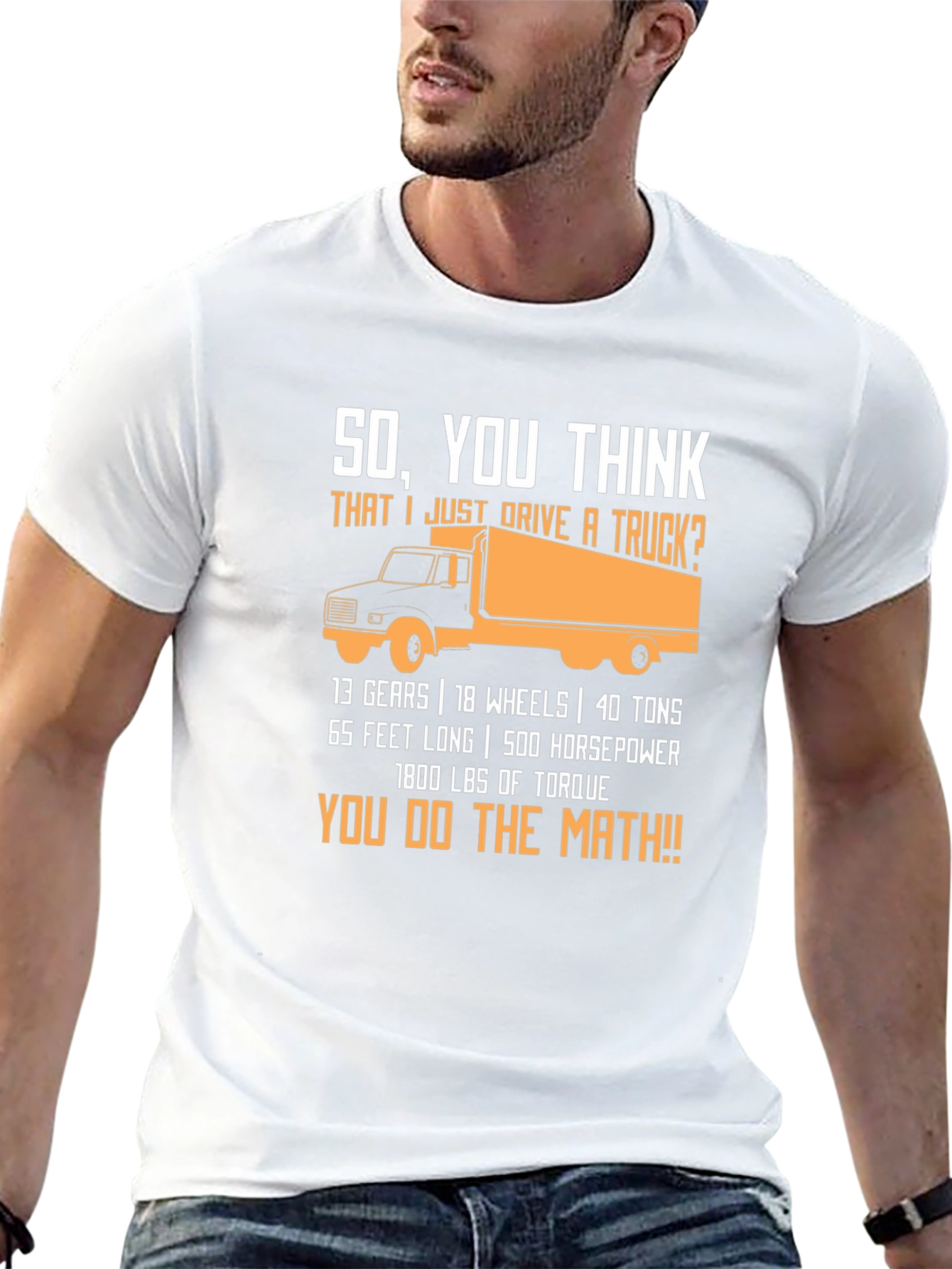 Trucker Math Black T-Shirt