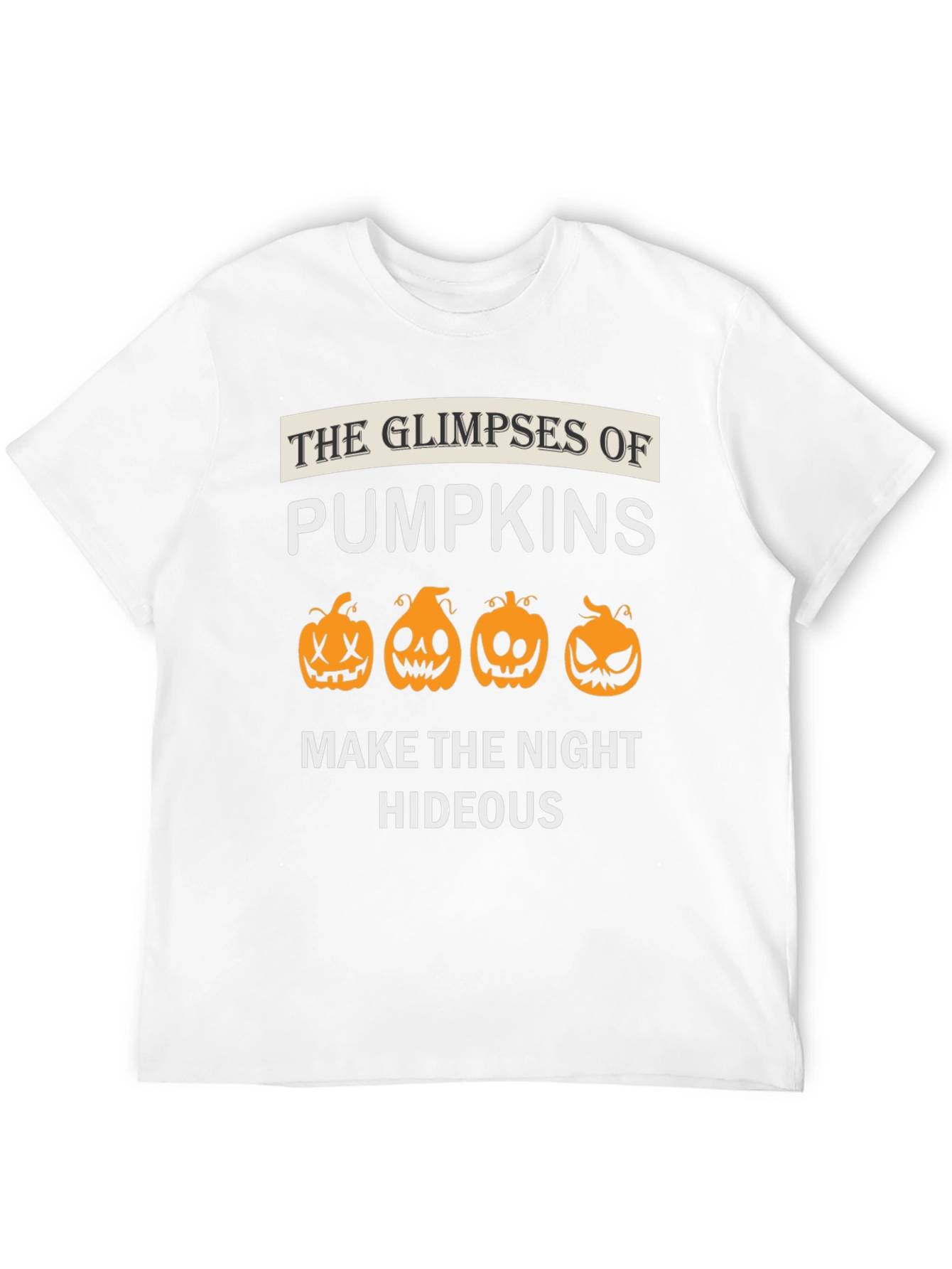 Glimpses of Pumpkins Halloween T-Shirt