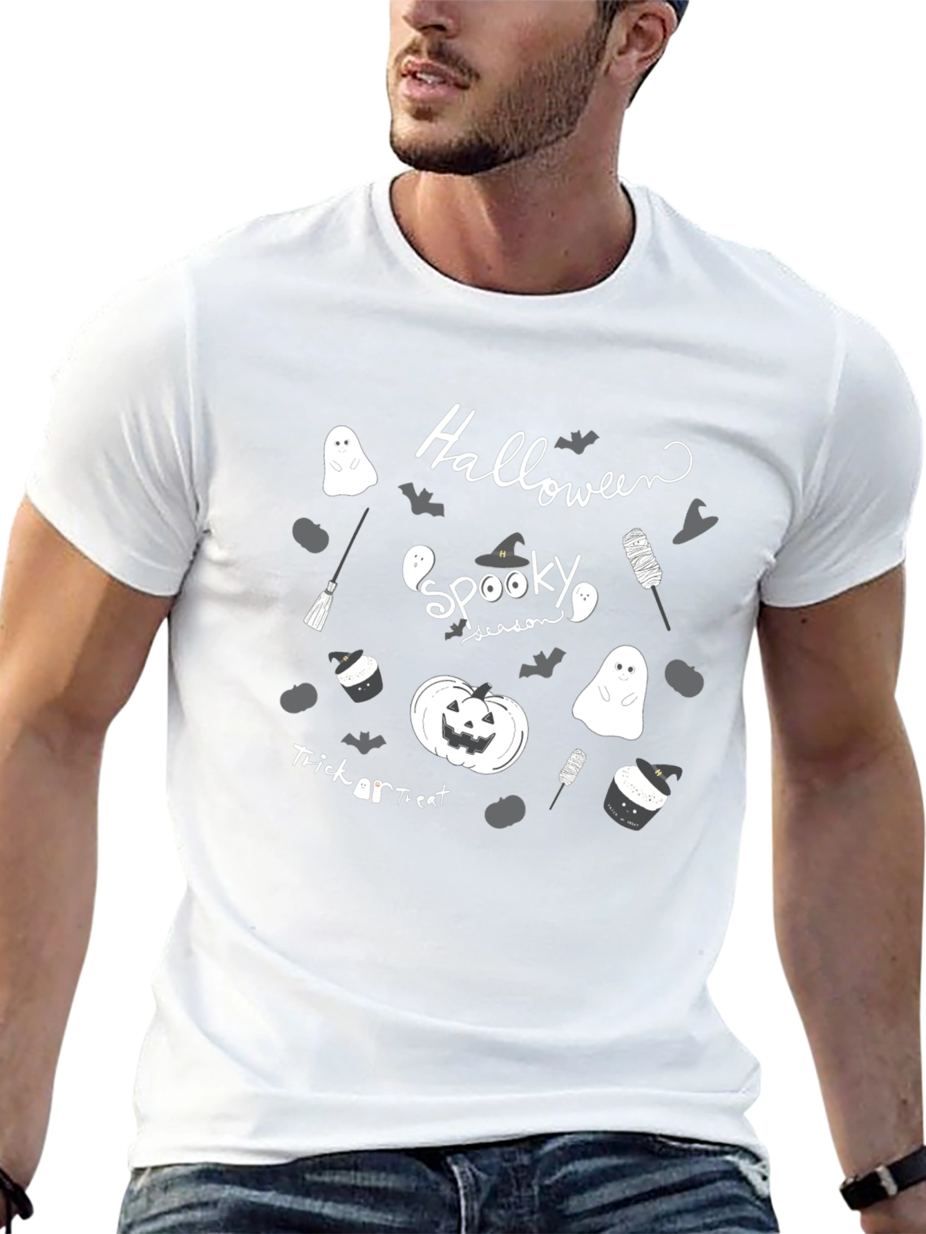 Spooky Season Halloween Black T-Shirt