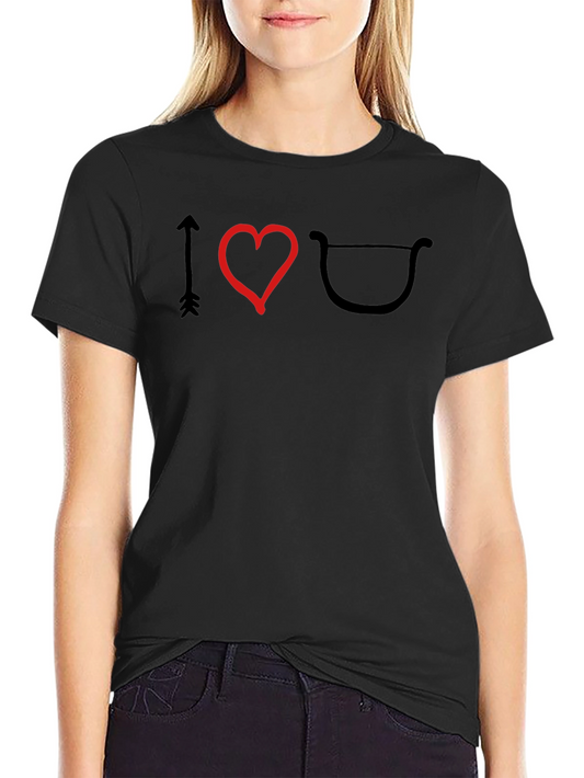I Heart Archery T-Shirt - Black