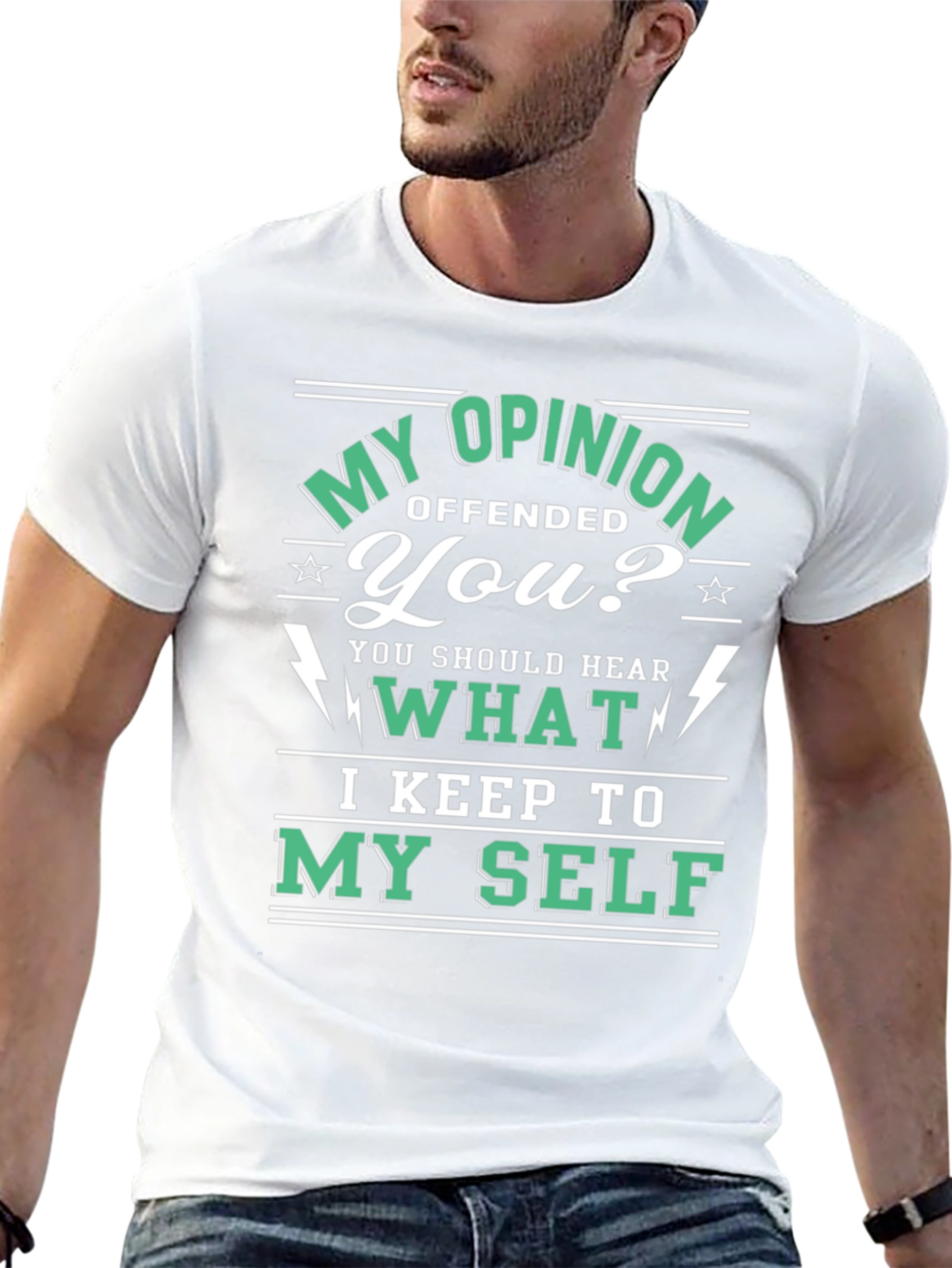 Opinionated Graphic T-Shirt - My Opinion Offended You?