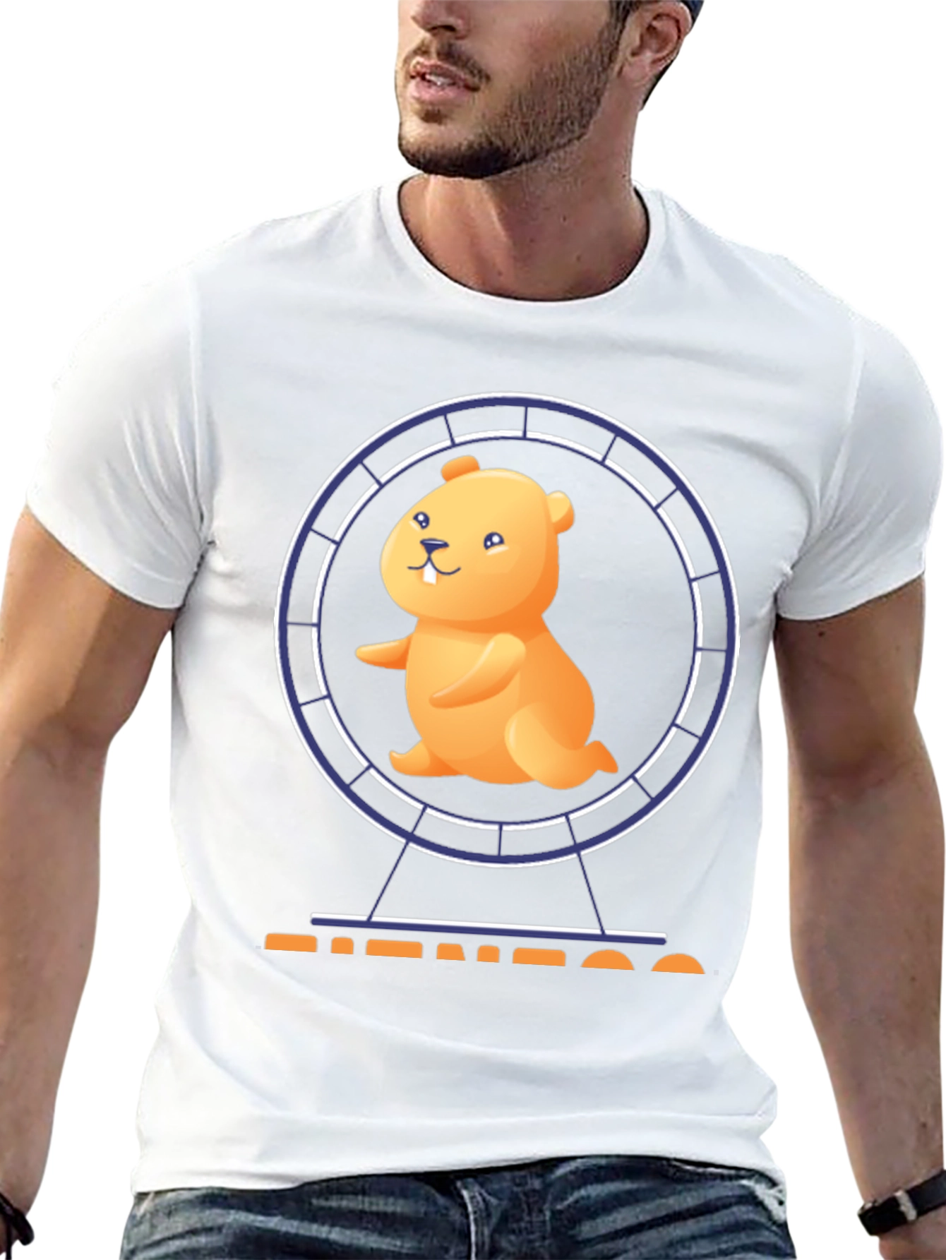 Hamster Wheel T-Shirt - Funny Fitness Tee