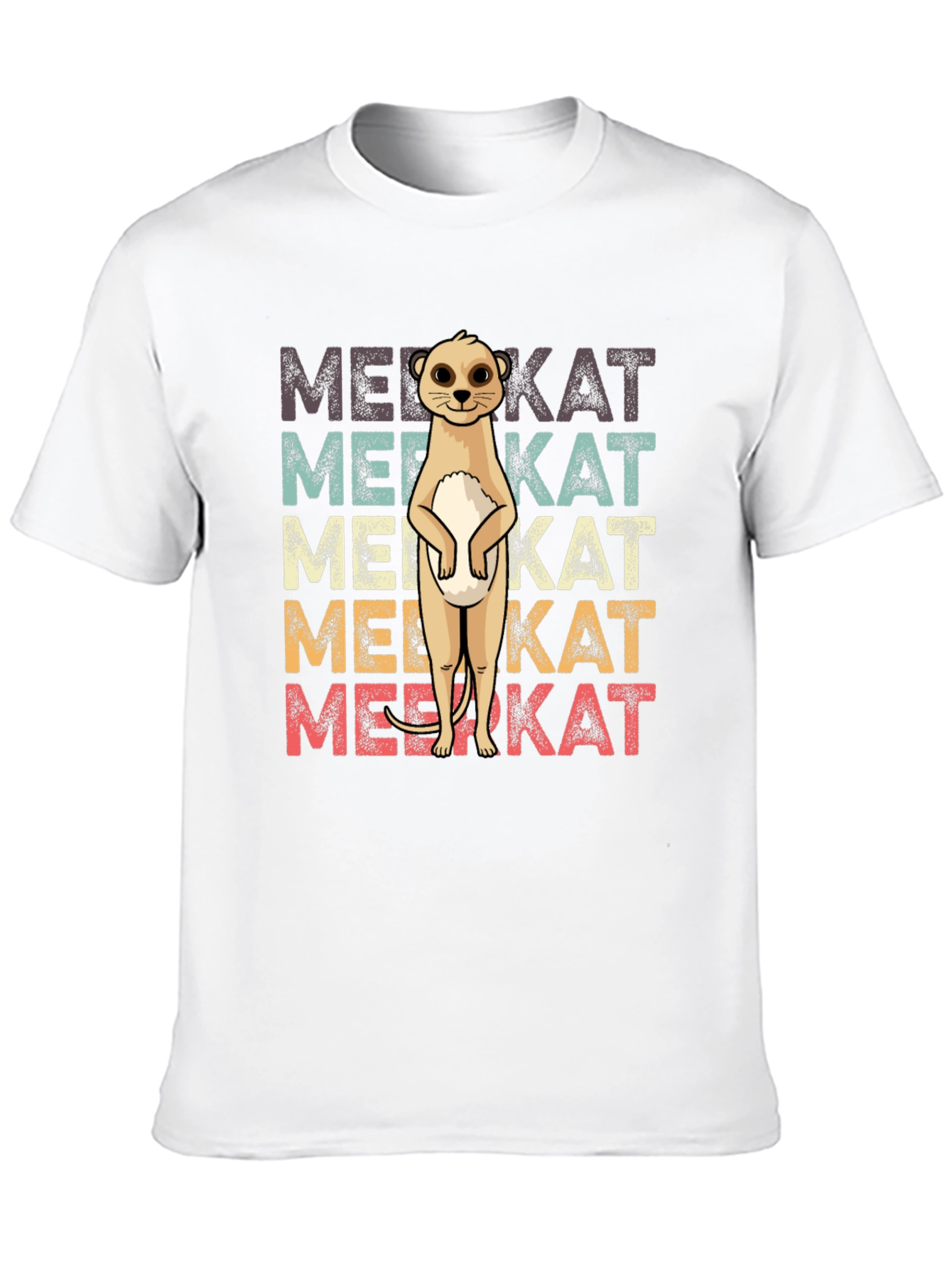 Meerkat T-Shirt - Retro Animal Design