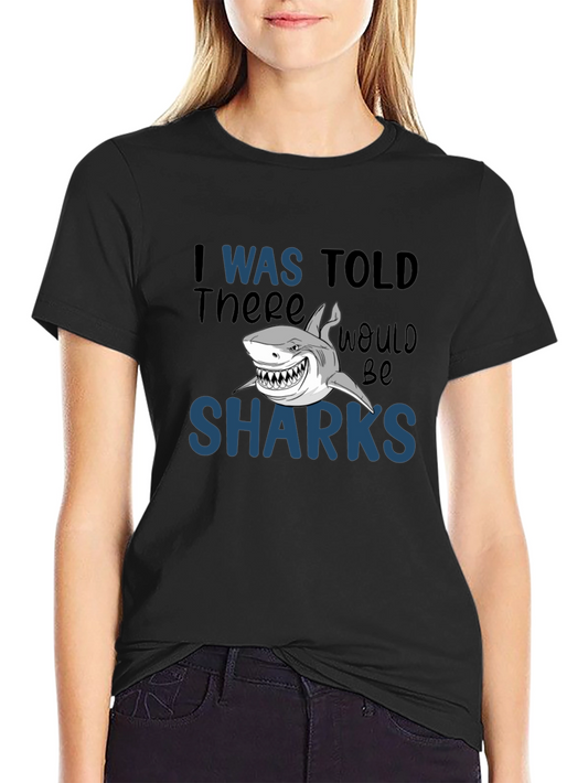 Shark Graphic T-Shirt - Humorous Design