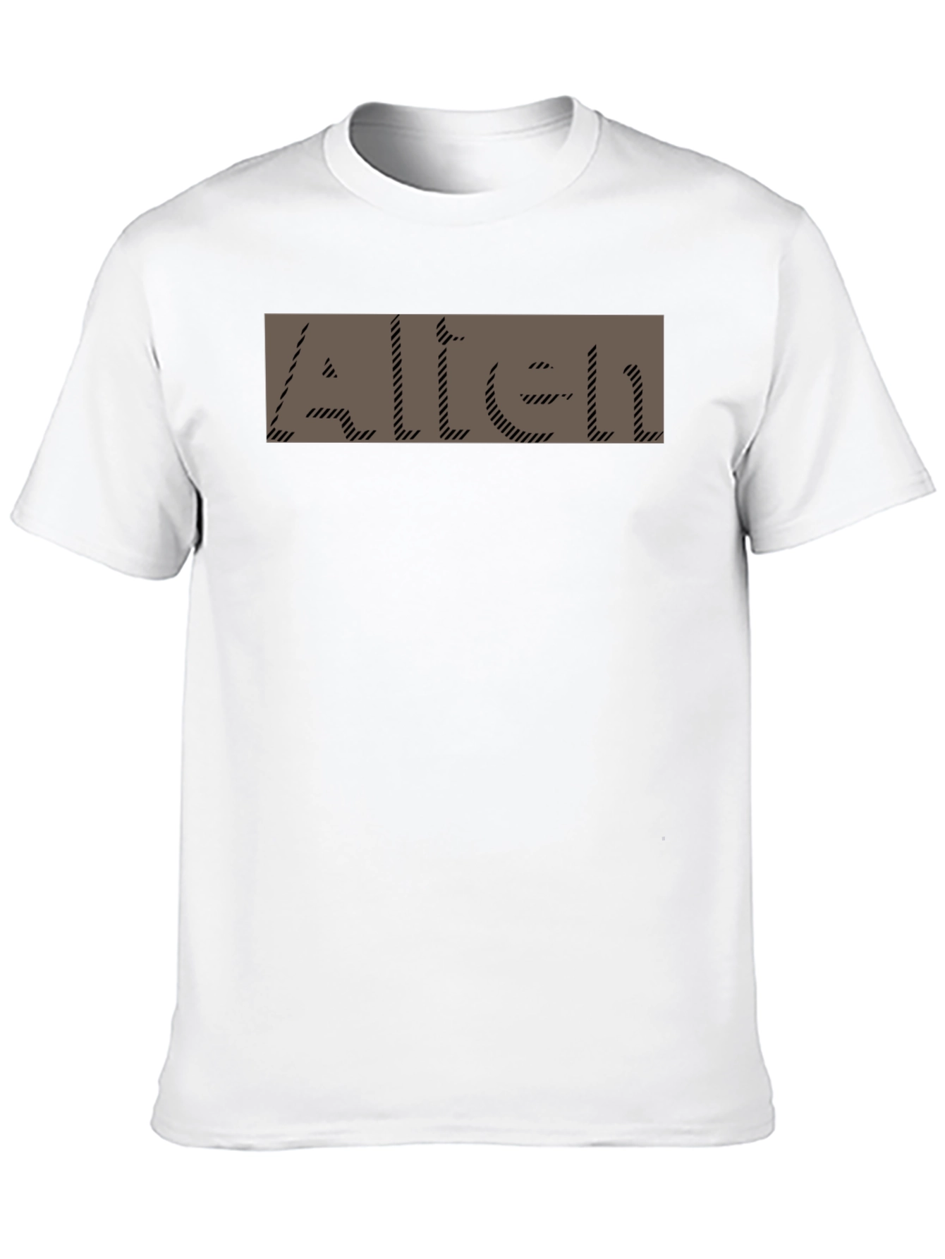 Mens Alien Graphic Print Black T-Shirt