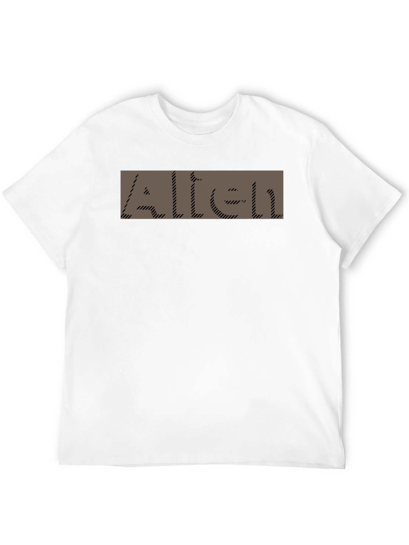 Mens Alien Graphic Print Black T-Shirt