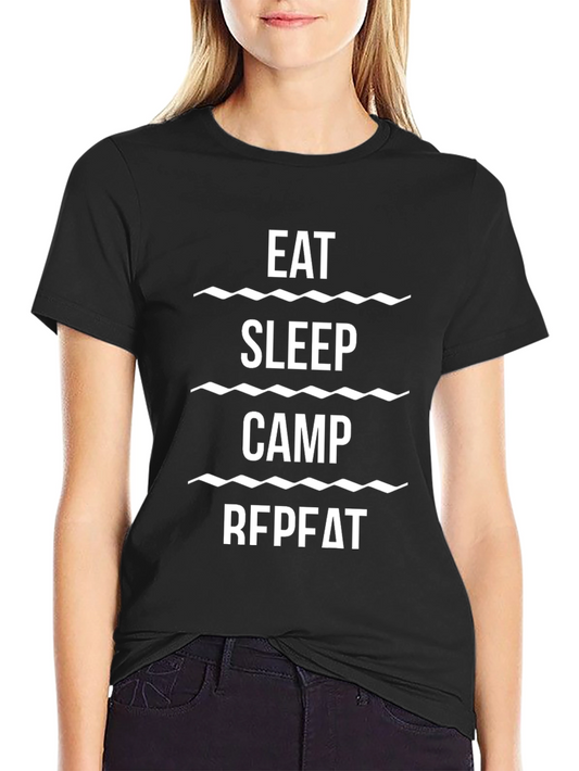 Eat Sleep Camp Repeat T-Shirt