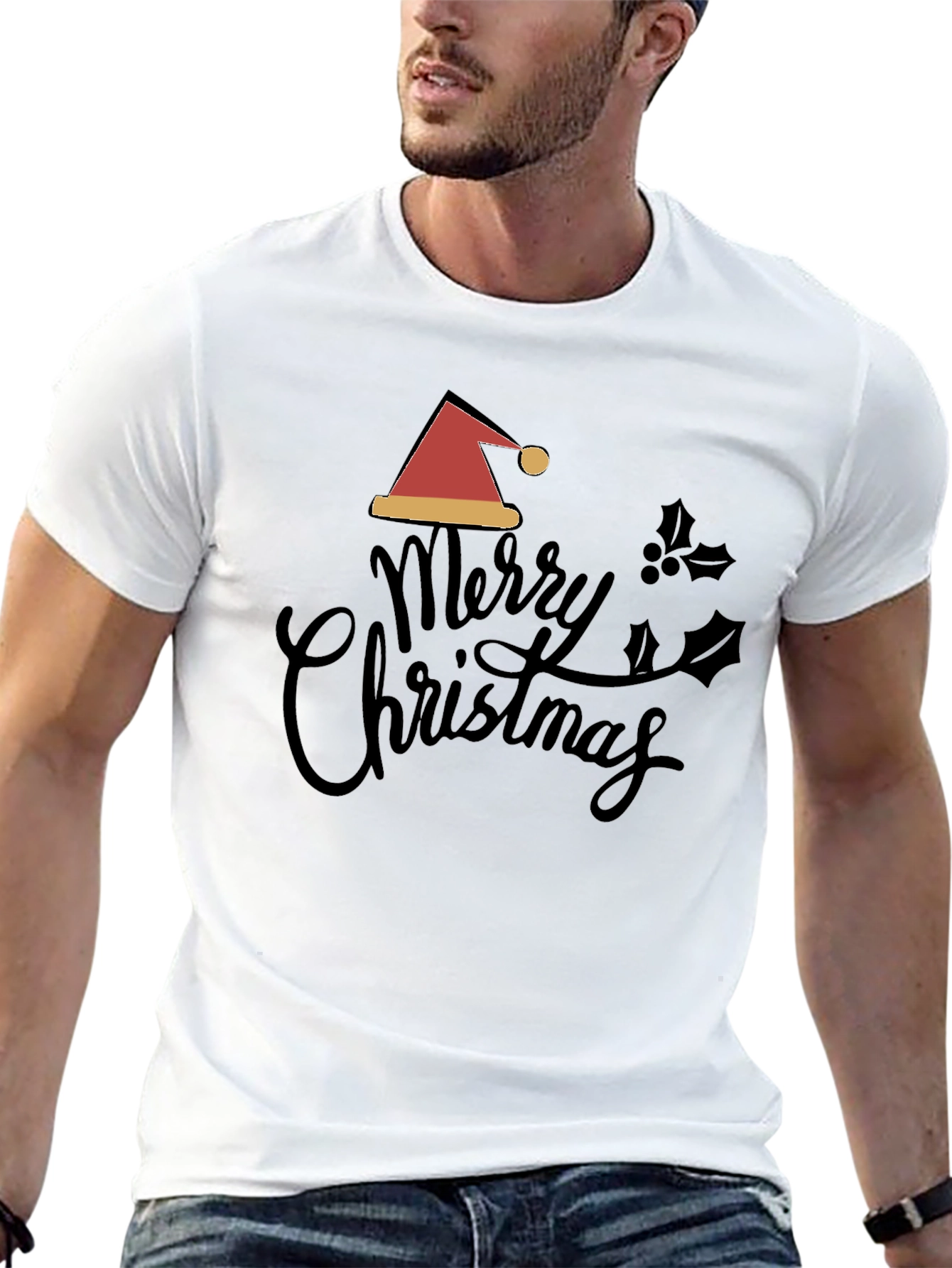 Merry Christmas T-Shirt - Festive Holiday Apparel