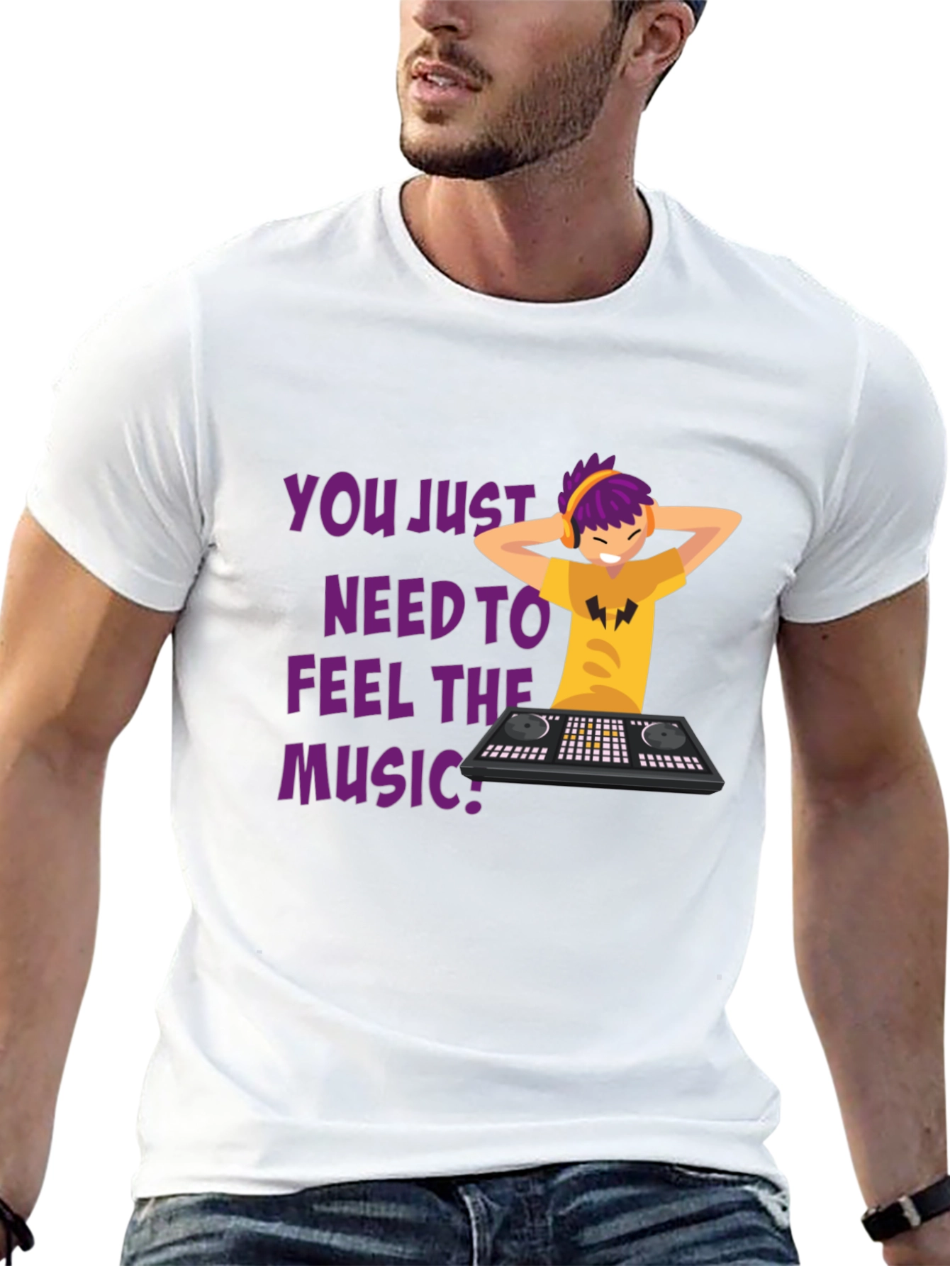 Music Lovers Tee - Feel the Music