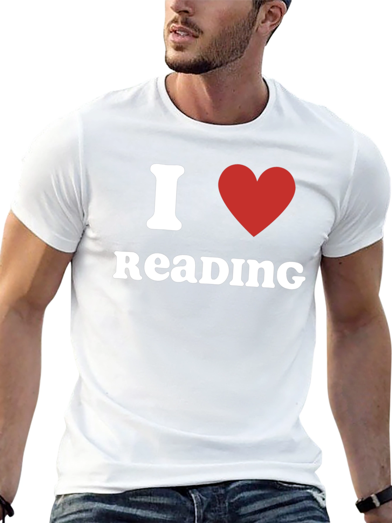 I Heart Reading Black T-Shirt