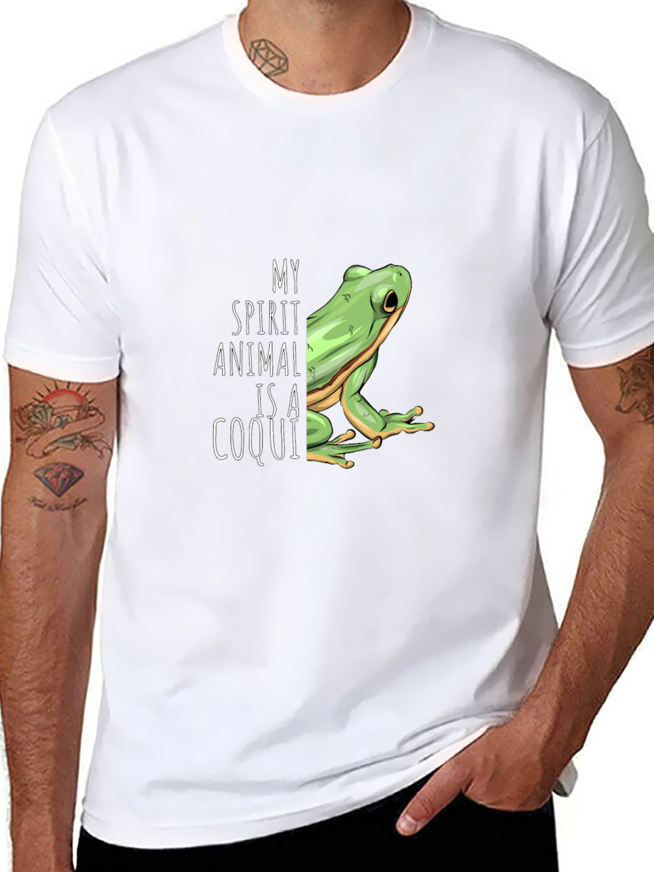 Coqui Spirit Animal T-Shirt - Tropical Frog Tee