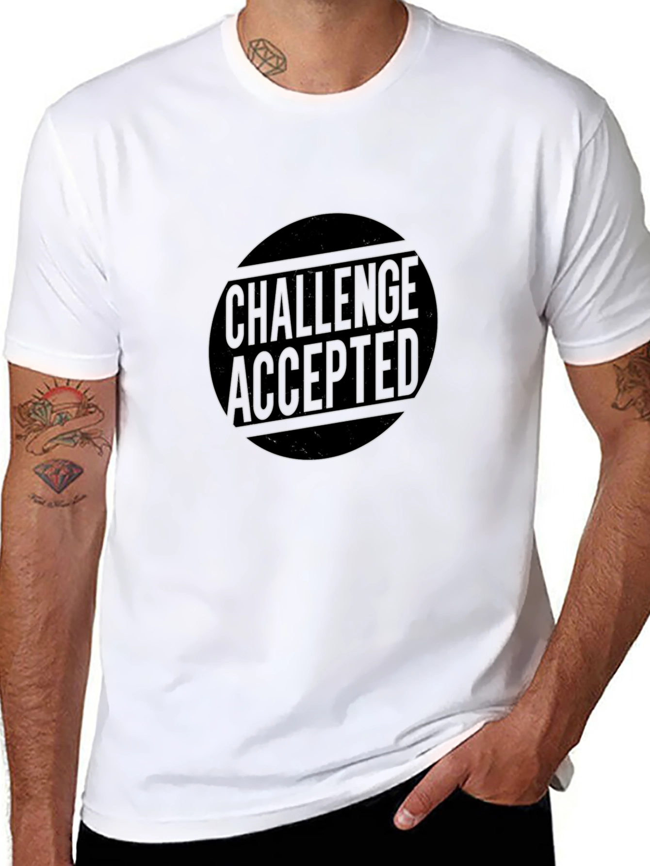 Challenge Accepted Black T-Shirt
