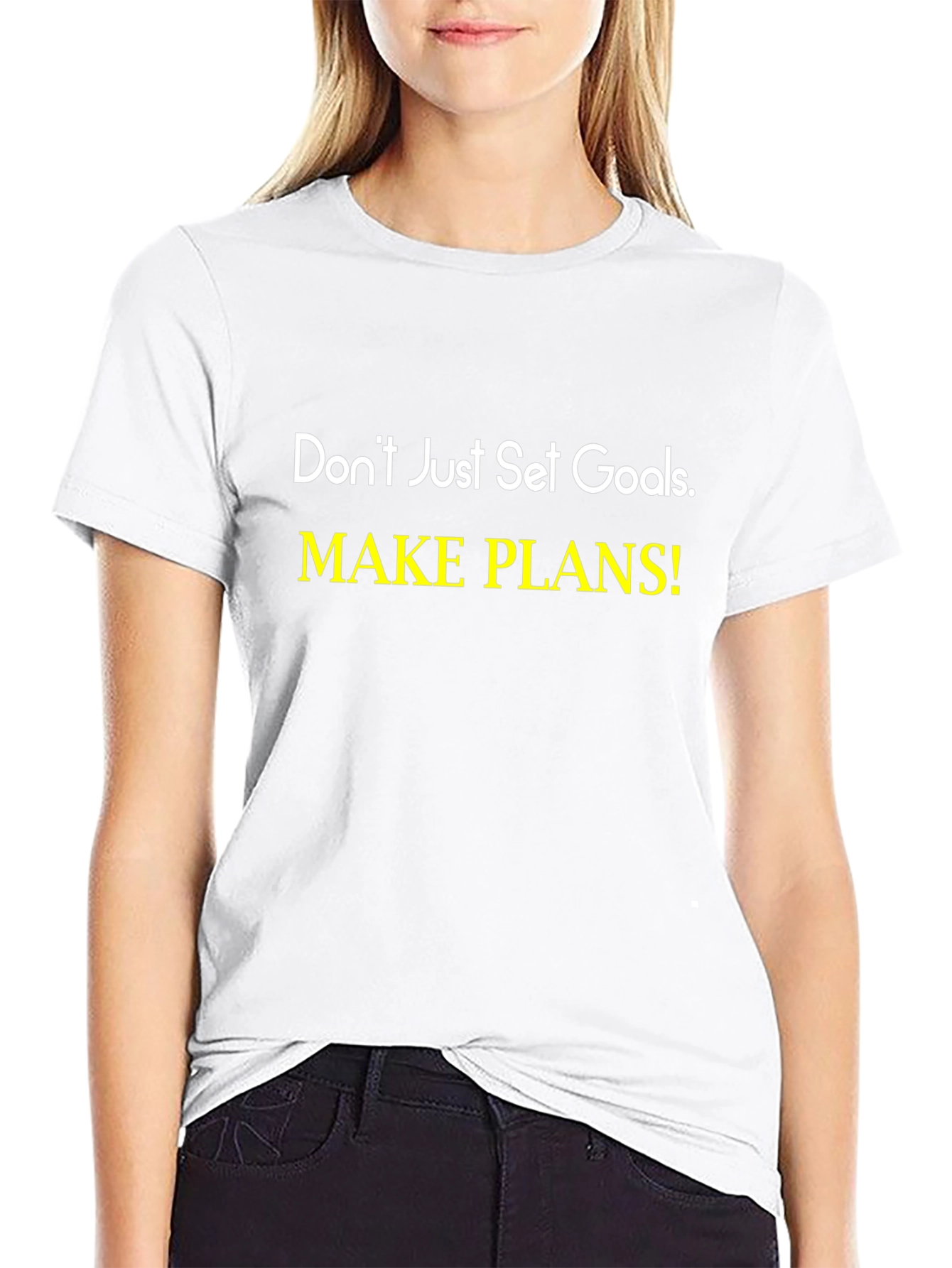 Motivational Graphic Tee: Make Plans!