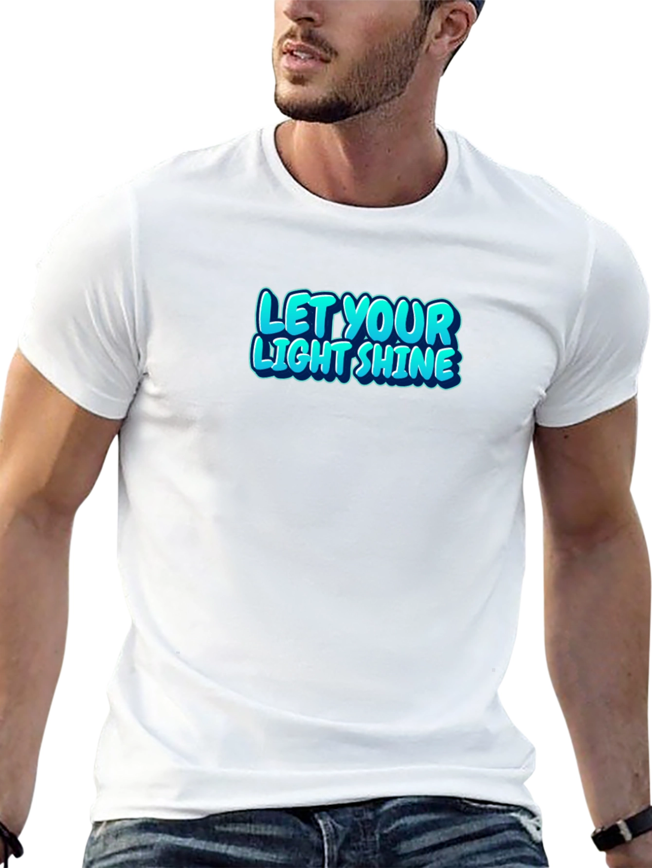Let Your Light Shine Black T-Shirt