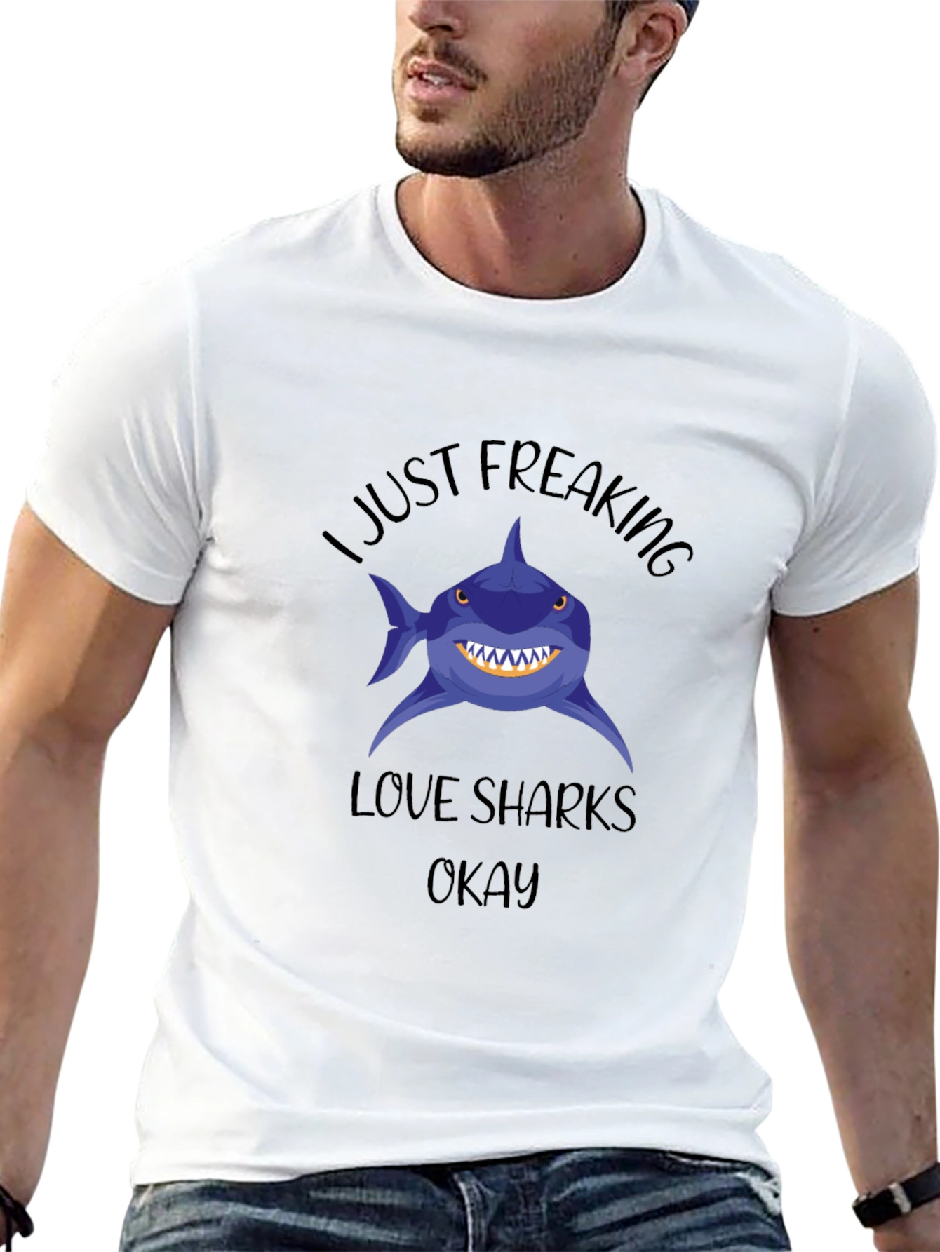 Funny Shark Lover Graphic T-Shirt