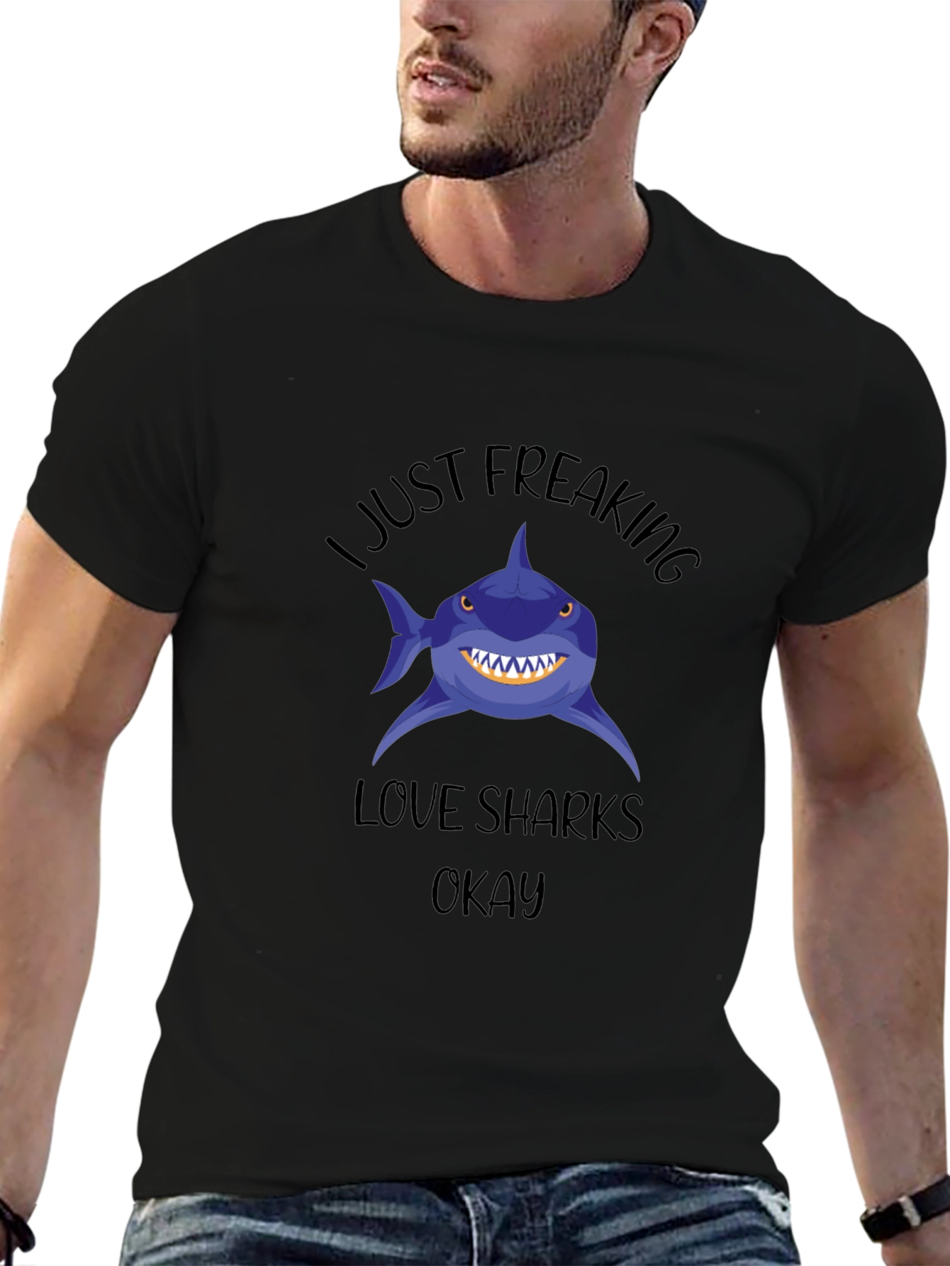 Funny Shark Lover Graphic T-Shirt