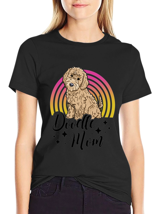 Doodle Mom Graphic Tee - Cute Dog Lover Shirt