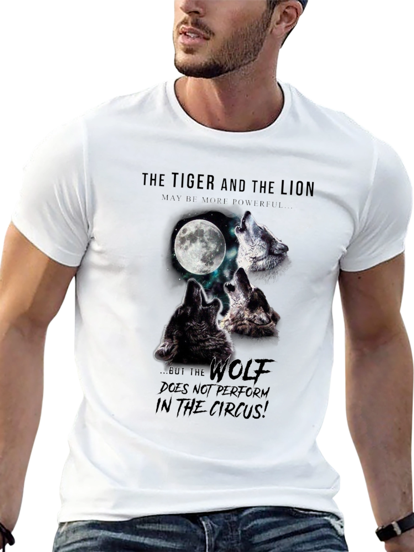 Wolf Pack T-Shirt - Howling at the Moon