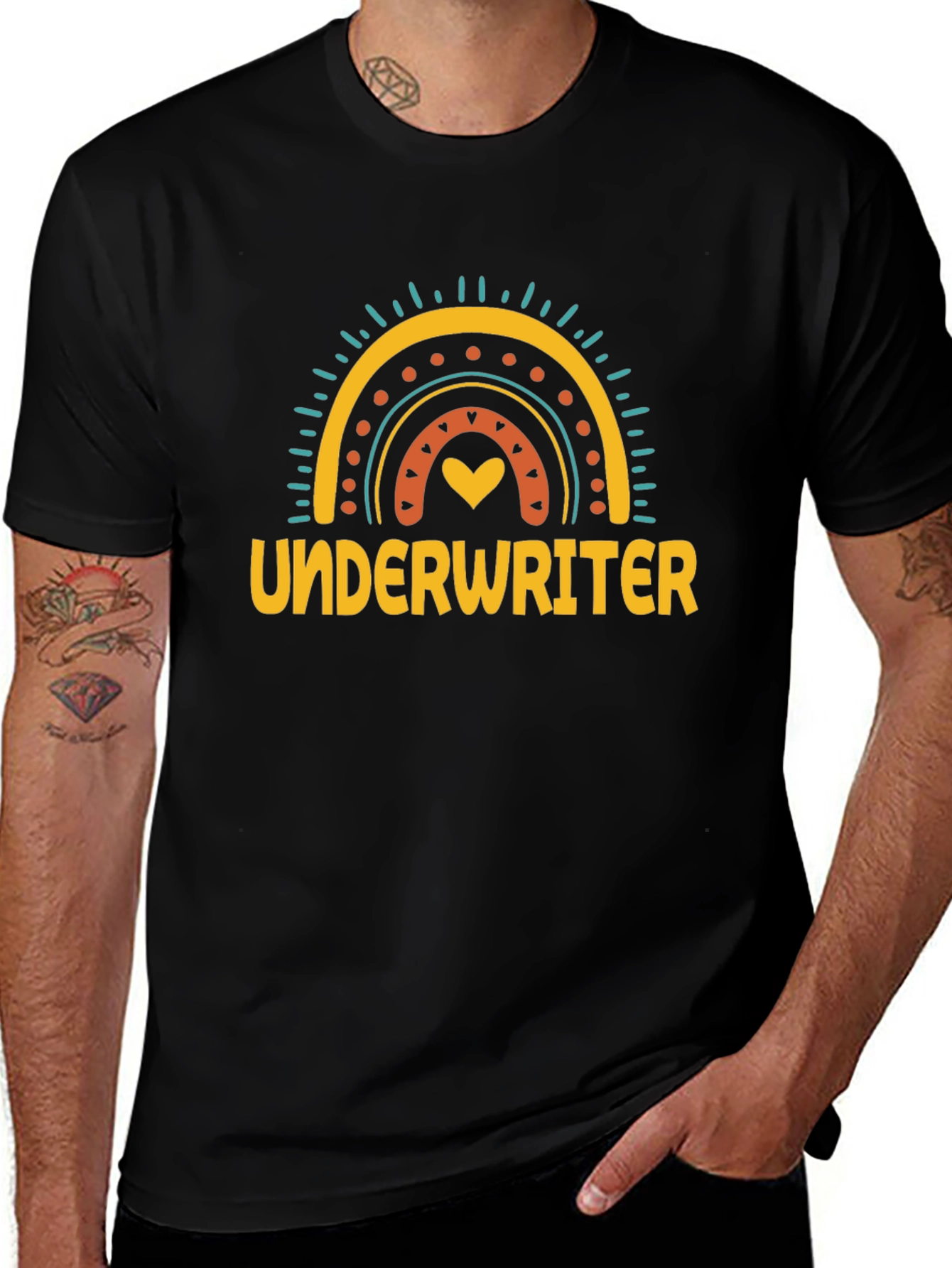 Underwriter Rainbow Graphic T-Shirt