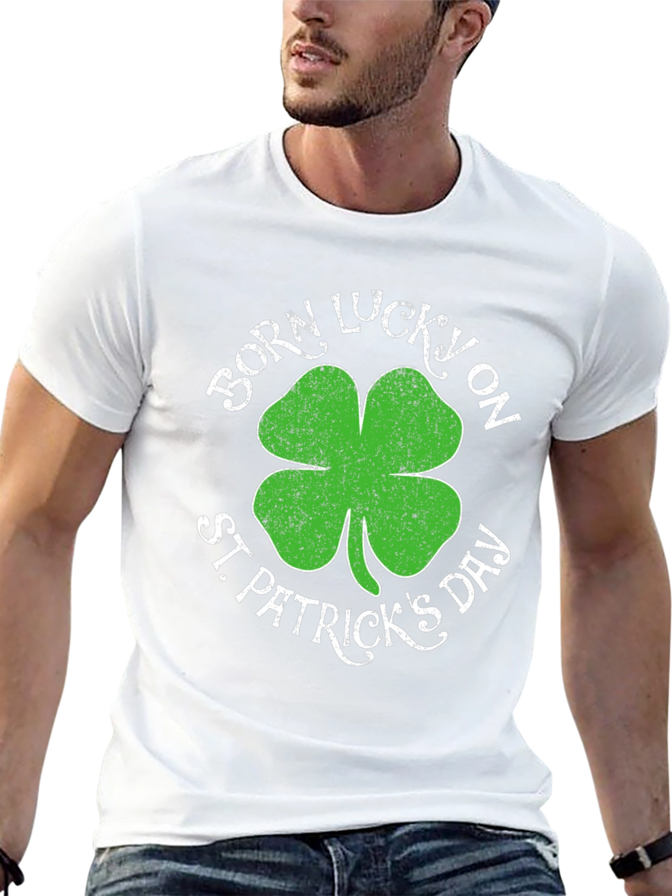 Born Lucky on St. Patricks Day T-Shirt